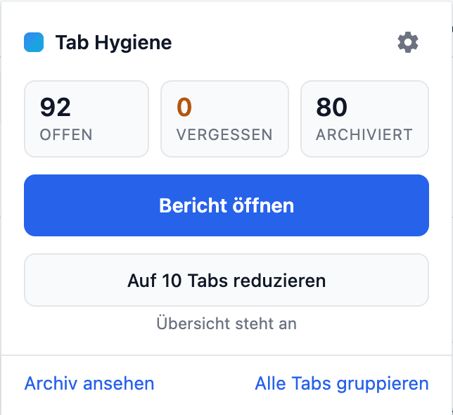 Schritt 2: Wie gewohnt nutzen.